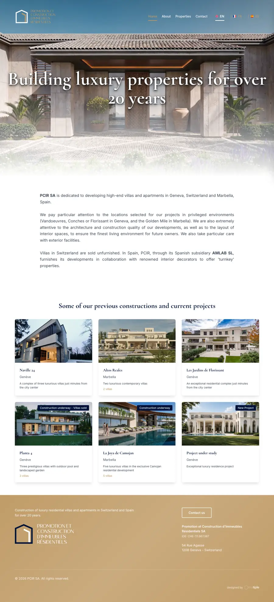 PCIR SA proje sayfası