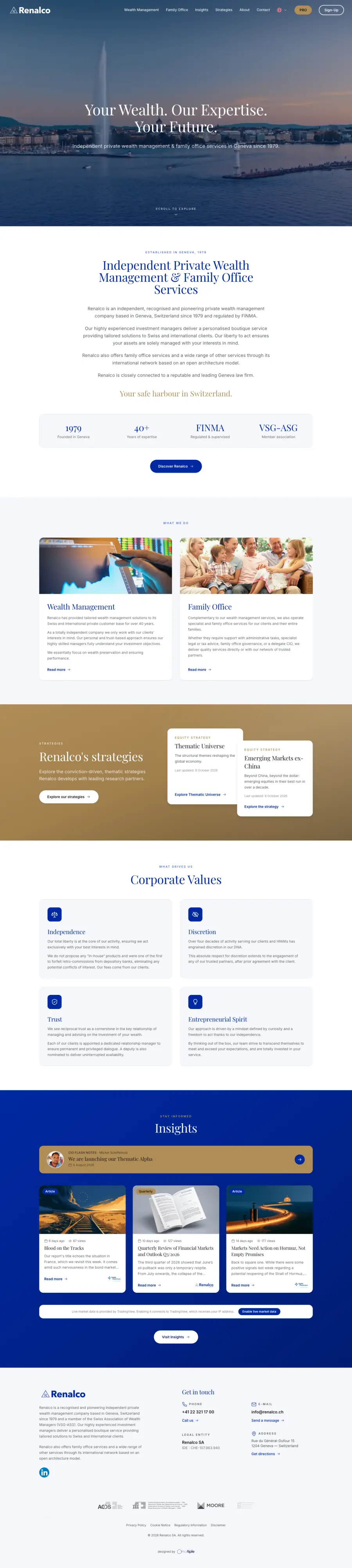 Renalco SA web sitesi