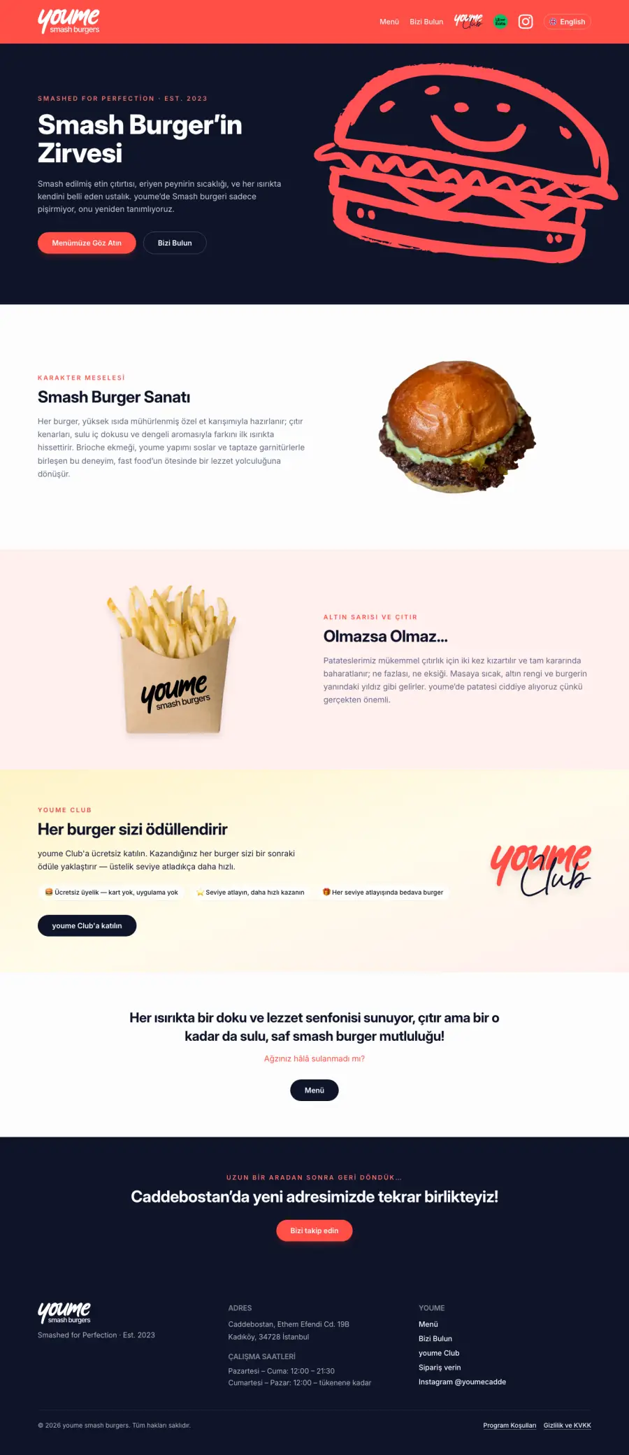 youme smash burgers web sitesi
